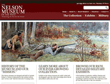 Tablet Screenshot of nelsonmuseum.com